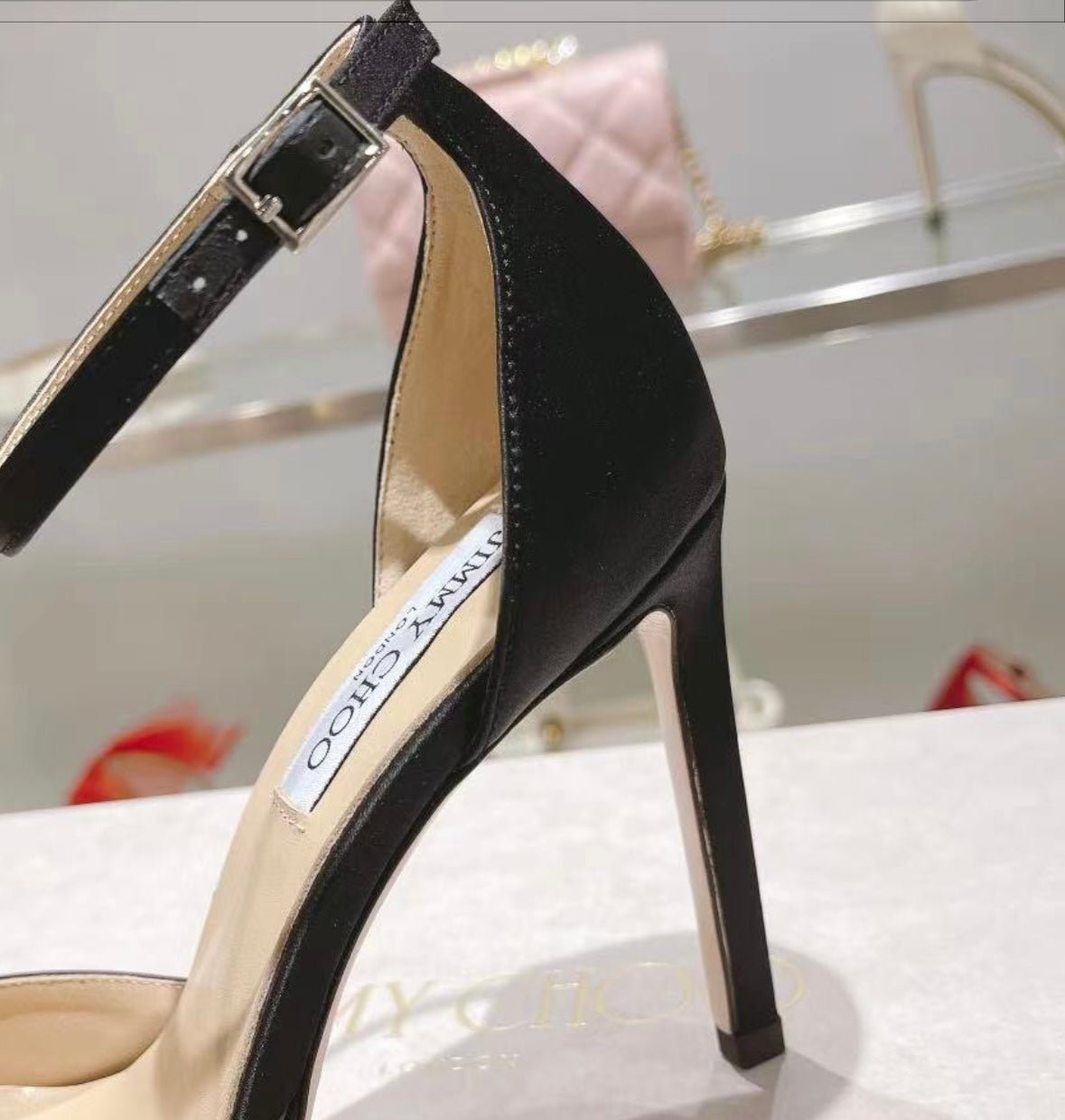 JIMMY CHOOSE Averly Cloth Heels - KEITHWEAR.COM