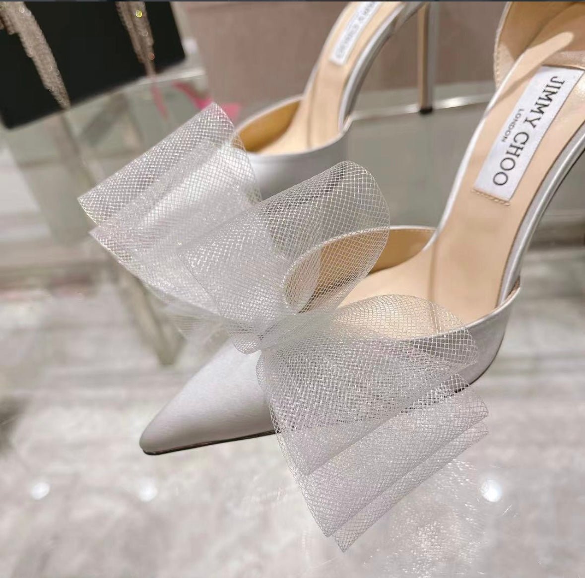 JIMMY CHOOSE Averly Cloth Heels - KEITHWEAR.COM
