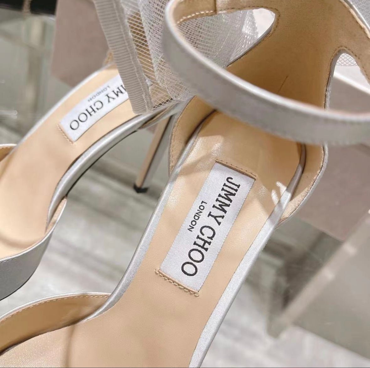 JIMMY CHOOSE Averly Cloth Heels - KEITHWEAR.COM