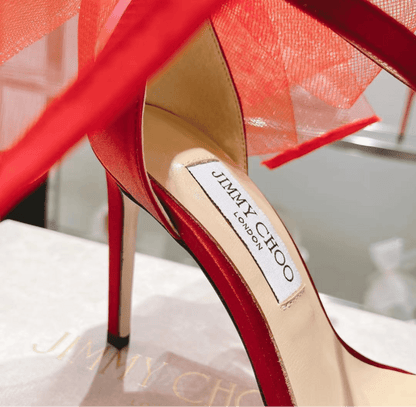 JIMMY CHOOSE Averly Cloth Heels - KEITHWEAR.COM