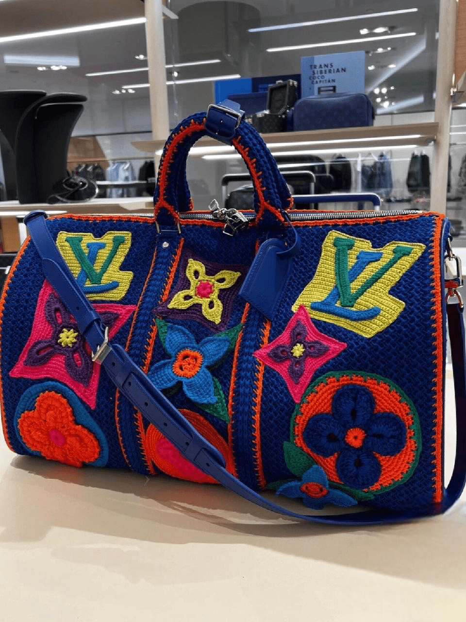 L.V
Crochet Keepall Bandoulière 50cm - KEITHWEAR.COM