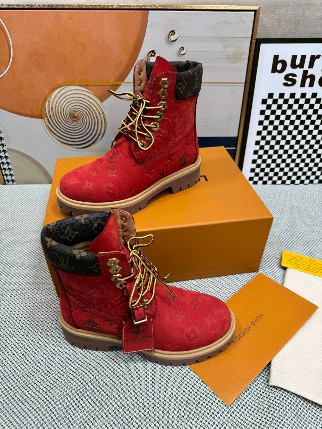 LV X Pharrell X Timbs Collab - KEITHWEAR.COM